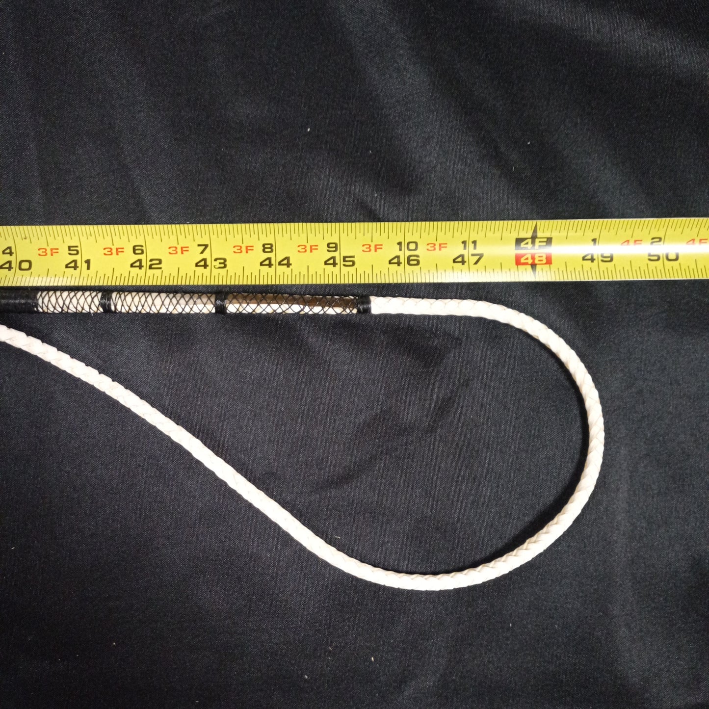 (E) Holly Pony Whip with Brass Mounting made by Richard Nicoll - 47" Stick