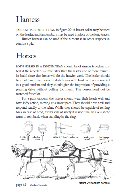Carriage Turnouts: Guidelines for the Users of Horse Drawn Vehicles