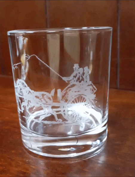 Tandem Engraved Rocks Glasses