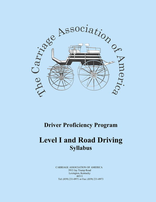 CAA Driver Proficiency Syllabus - Level 1 + Road Driving