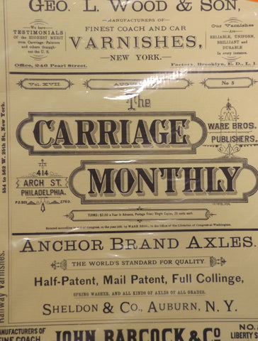 Carriage Monthly, The - Vol. XVII, No. 5, August 1881
