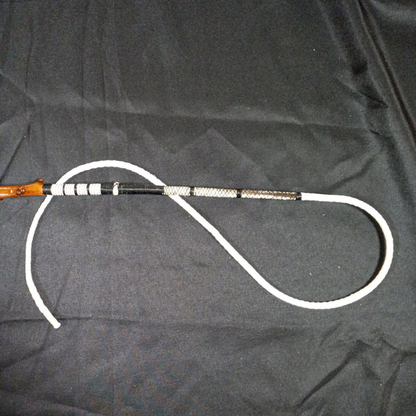 (E) Holly Pony Whip with Brass Mounting made by Richard Nicoll - 47" Stick