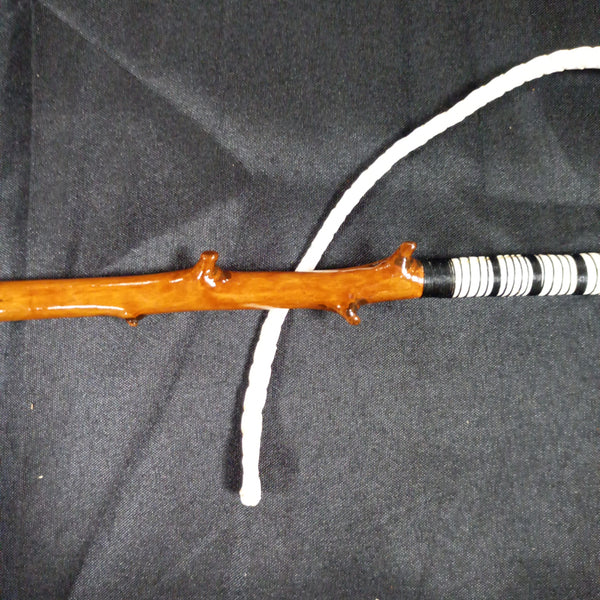 (E) Holly Pony Whip with Brass Mounting made by Richard Nicoll - 47" Stick