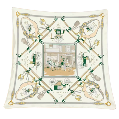 Leader Bars Scarf - 90CM - 100% Silk