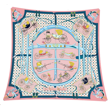 Couverture Scarf - 90CM - 100% Silk