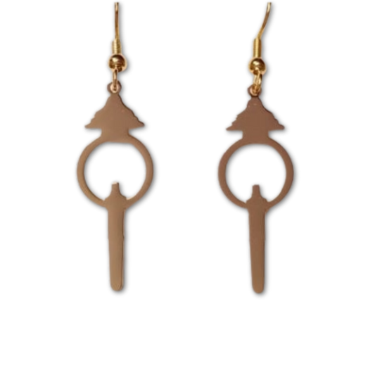 Carriage Lamp Earrings