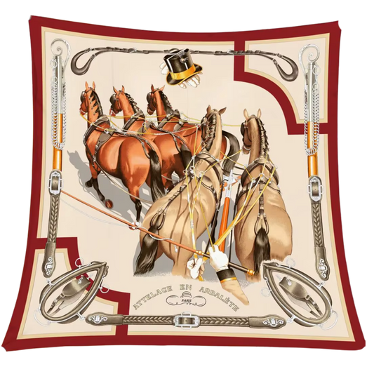 Four-in-Hand Scarf - 90CM - 100% Silk