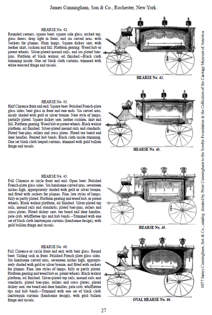 Horse-Drawn Funeral Vehicles