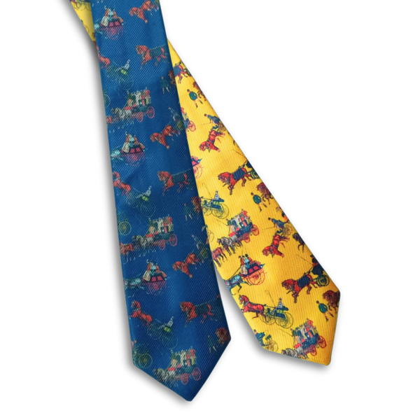 Mens Ties - Grey Parker Carriage Designs