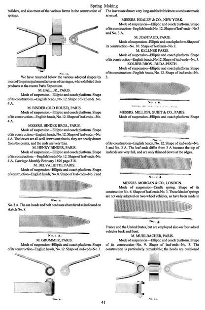 Springs for Horse-Drawn Vehicles