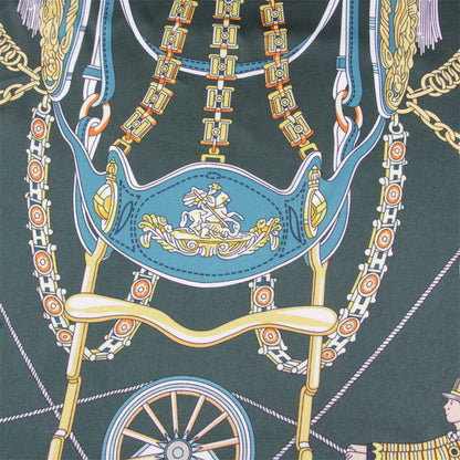 Crown et Carrosse Scarf - 90CM - 100% Silk