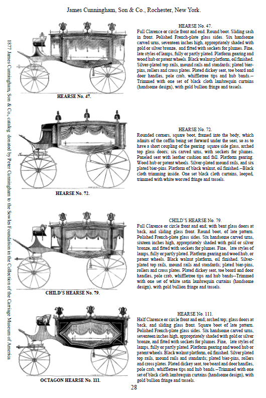 Horse-Drawn Funeral Vehicles