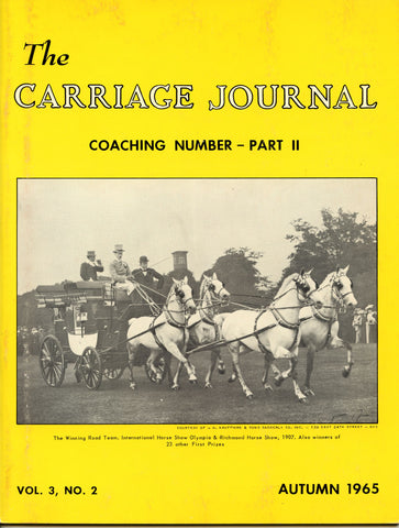 The Carriage Journal Vol 3