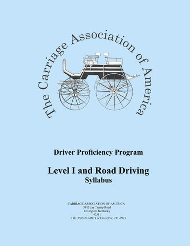 CAA Driver Proficiency Syllabus - Level 1 + Road Driving