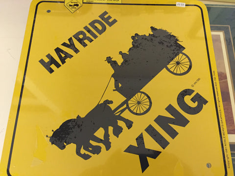 Hayride Sign