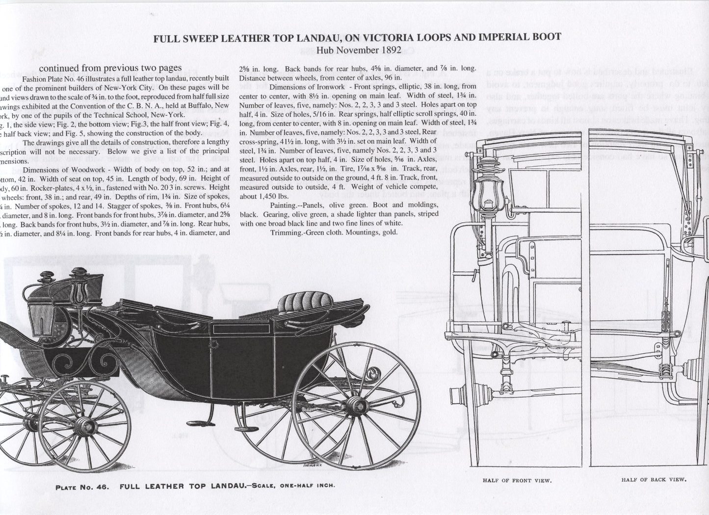 Working Drawings of Horse-Drawn Vehicles